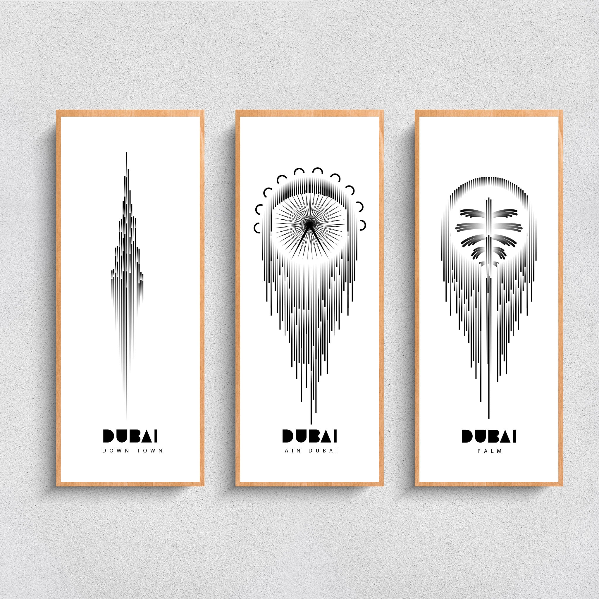 Dubai Land Marks 6 Pcs