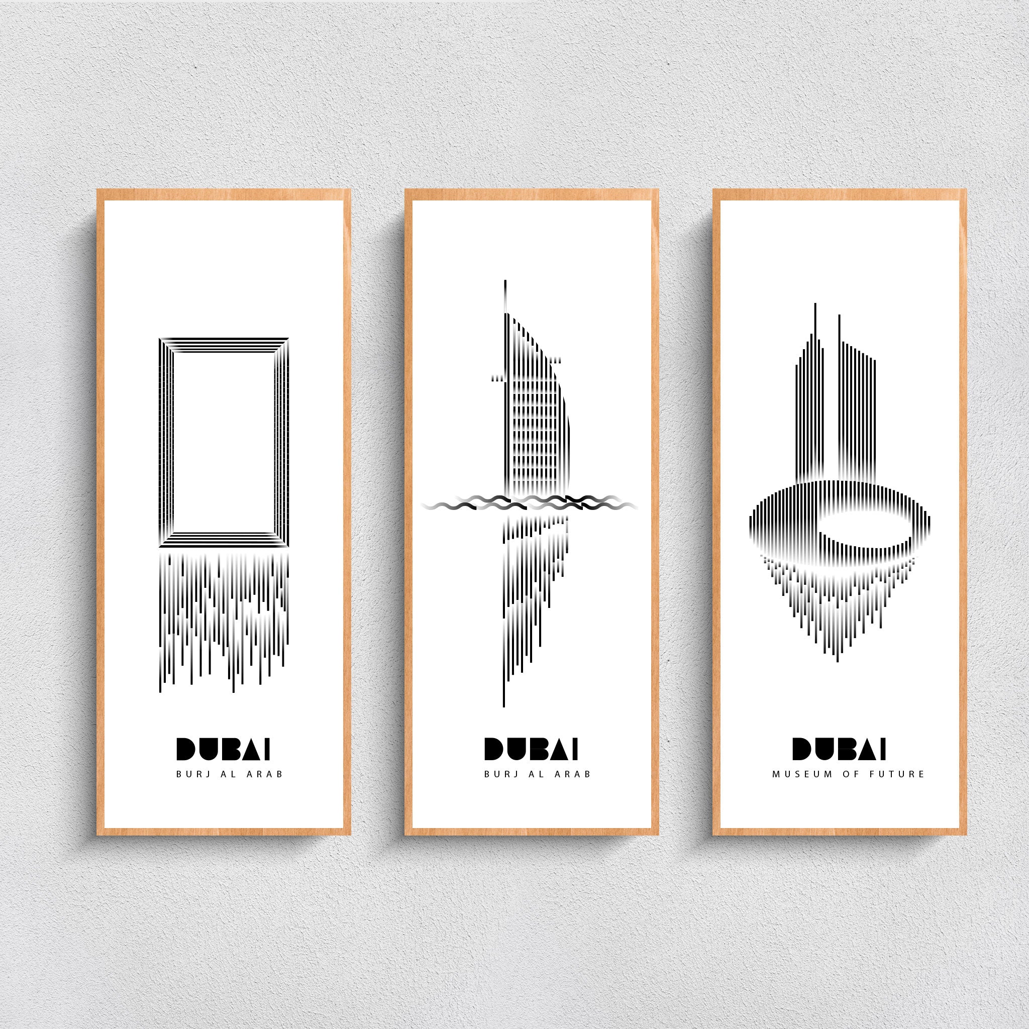 Dubai Land Marks 6 Pcs