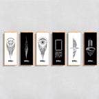 Dubai Land Marks 6 Pcs