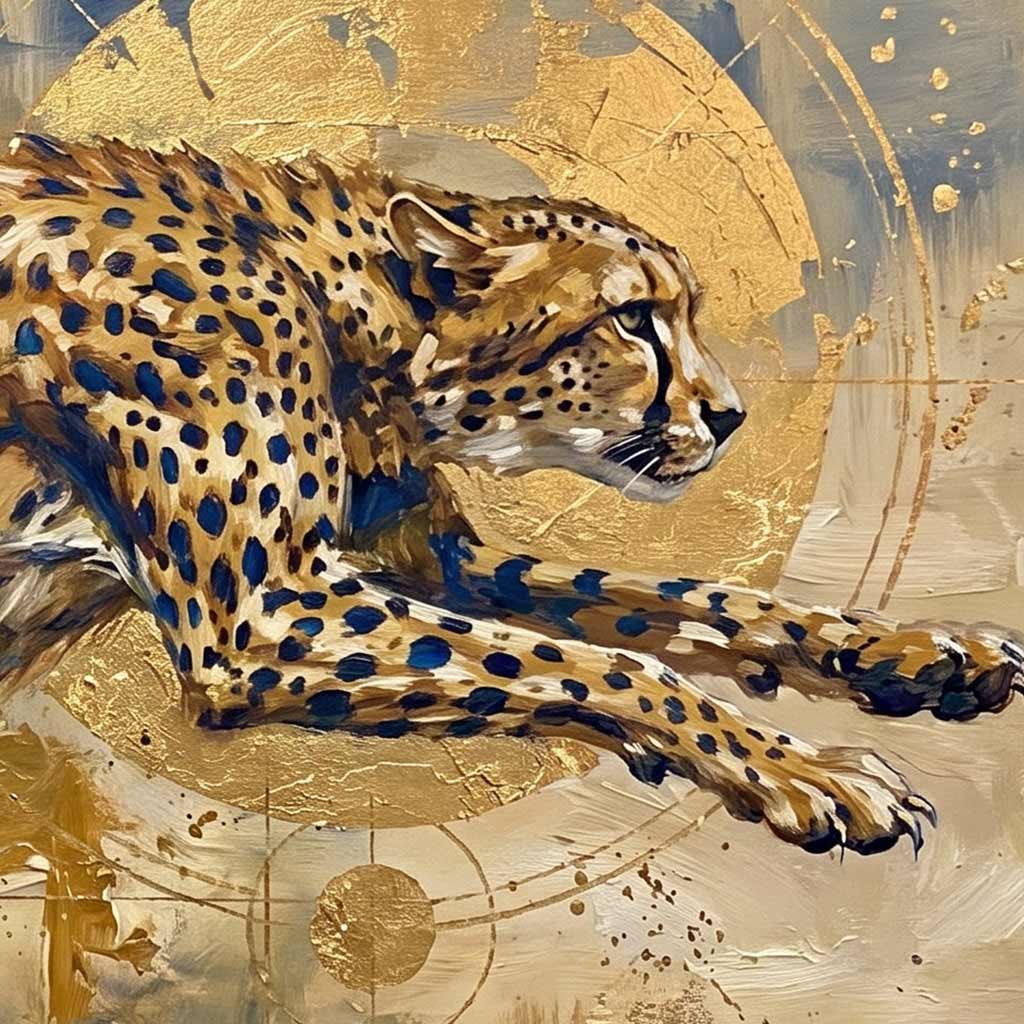 Cheetah - Framed Canvas
