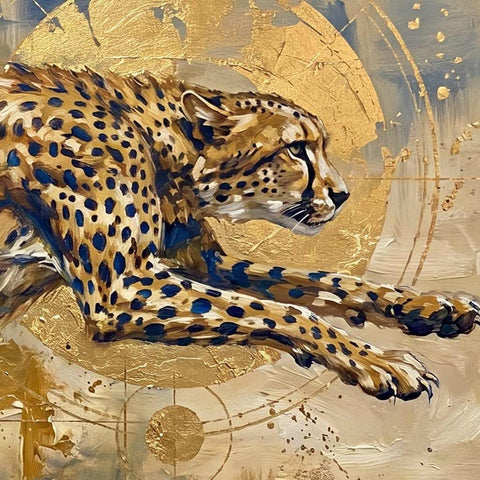 Cheetah - Framed Canvas