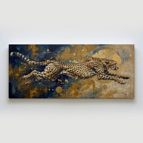 Cheetah - Framed Canvas
