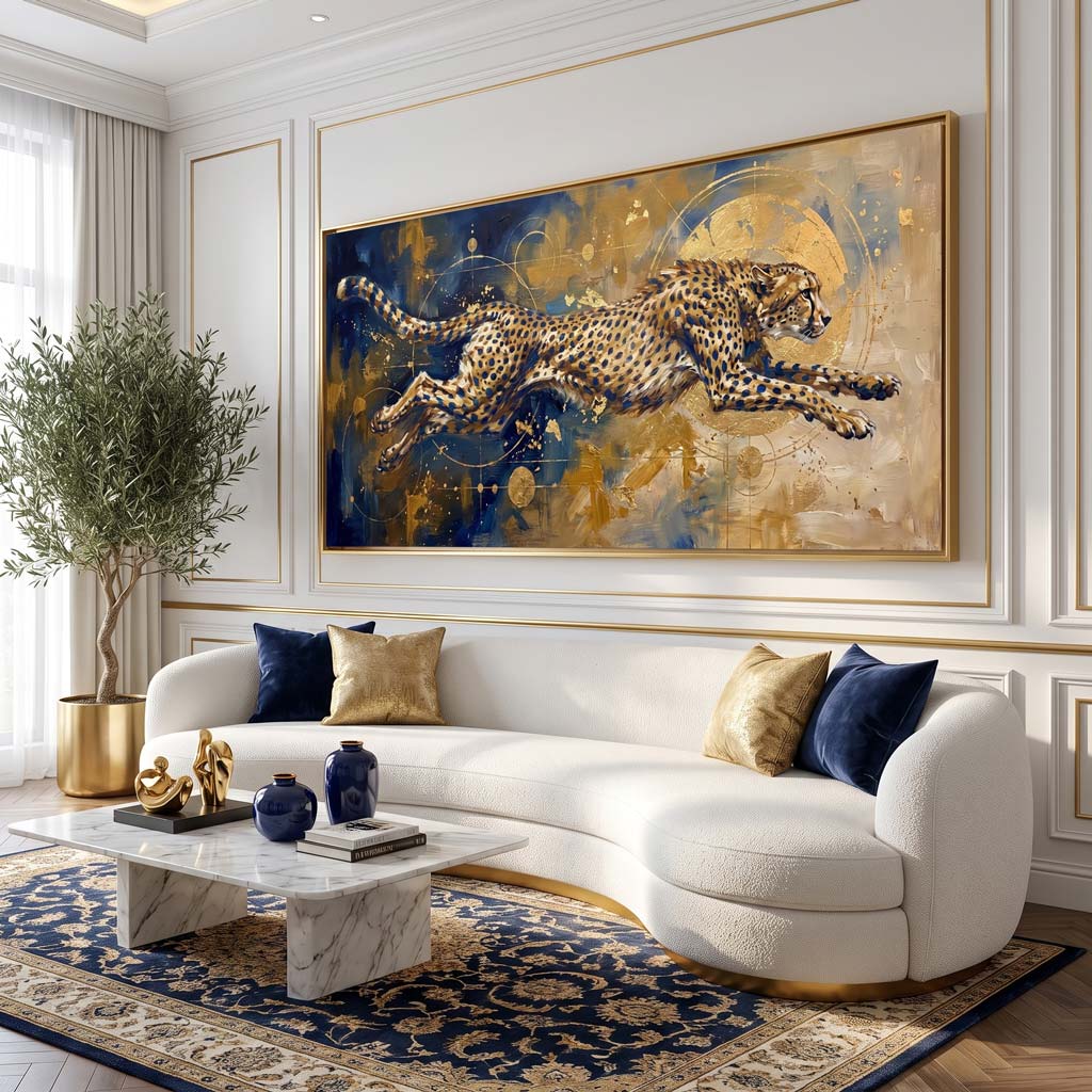 Cheetah - Framed Canvas