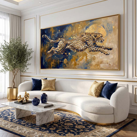 Cheetah - Framed Canvas