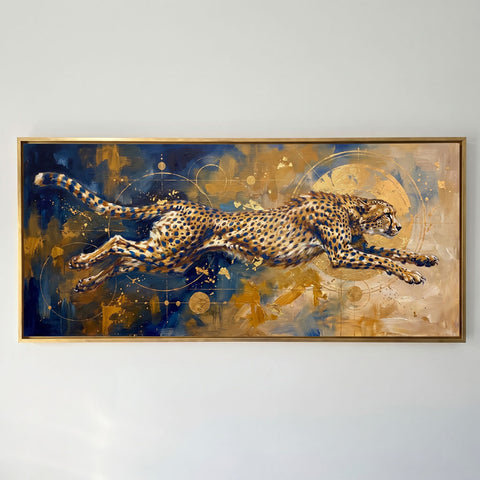 Cheetah - Framed Canvas