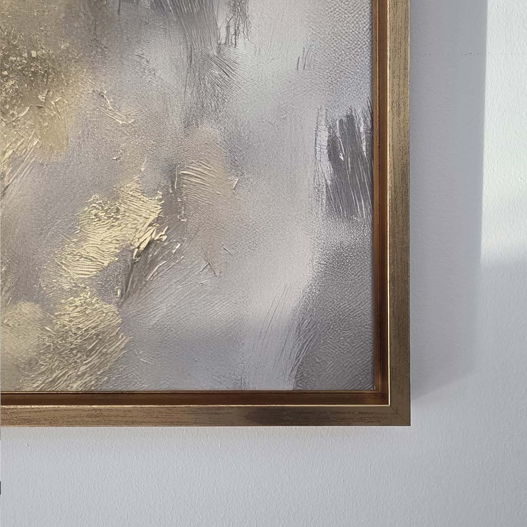 Golden Feather - Canvas Wall Art
