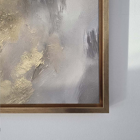 Golden Feather - Canvas Wall Art