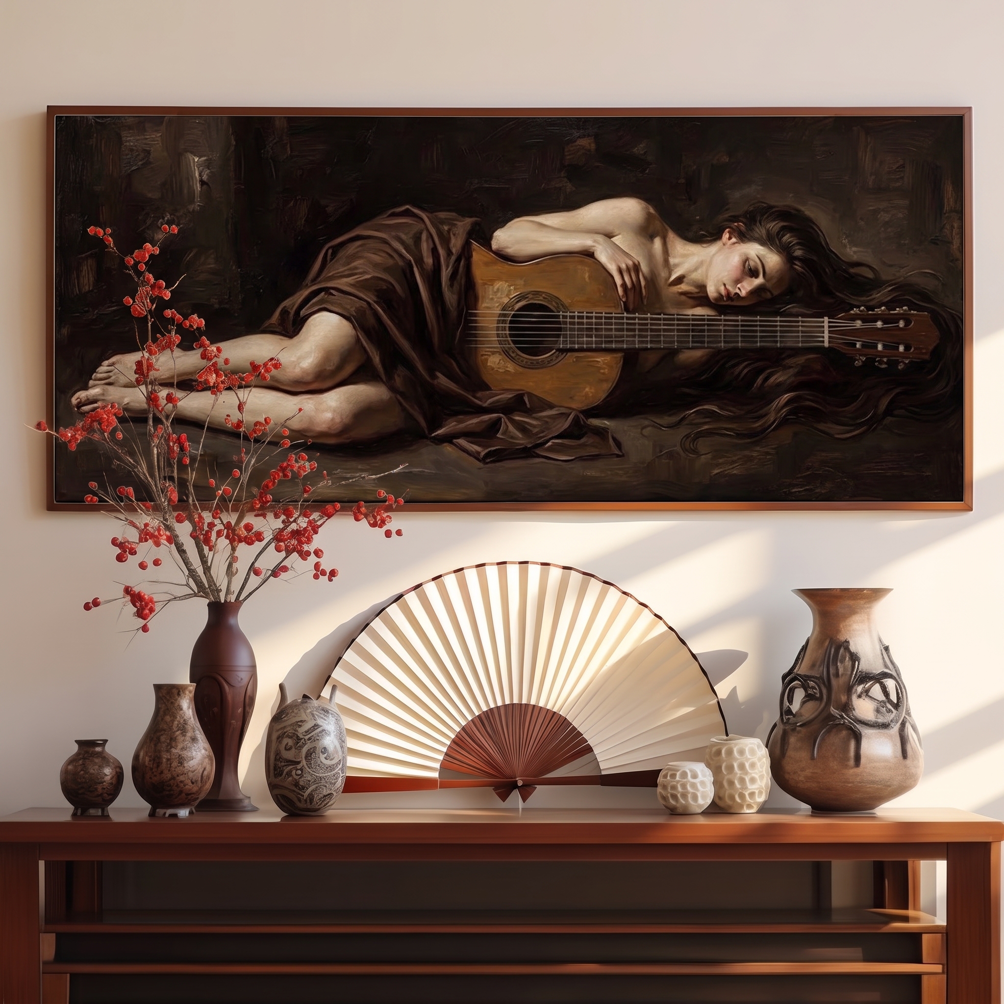 Guitar woman