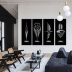 Dubai Land Marks 6 Pcs